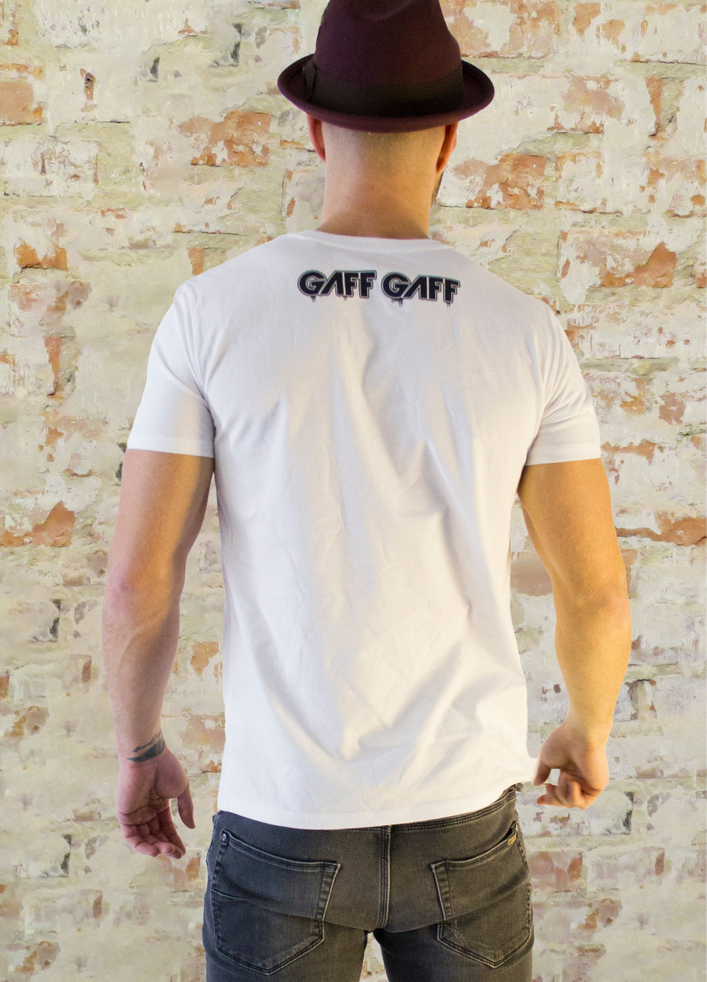 T-Shirt basic weiß unisex