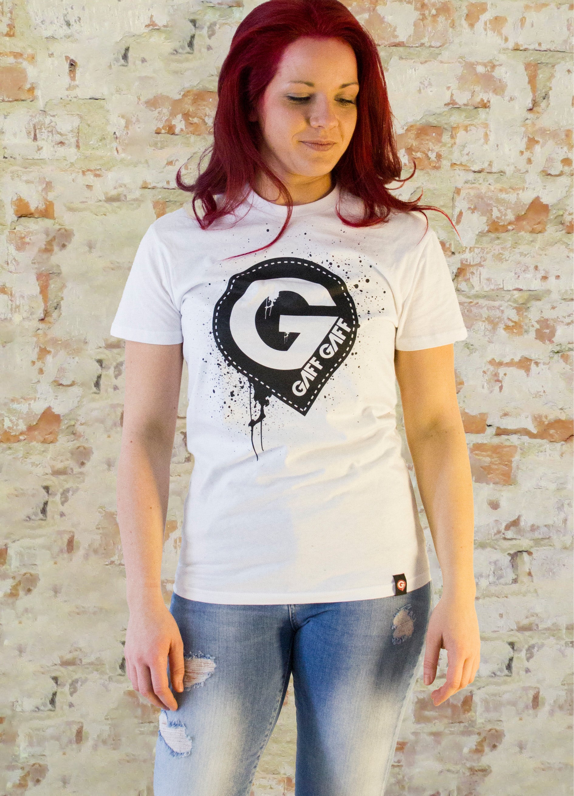 T-Shirt basic weiß unisex