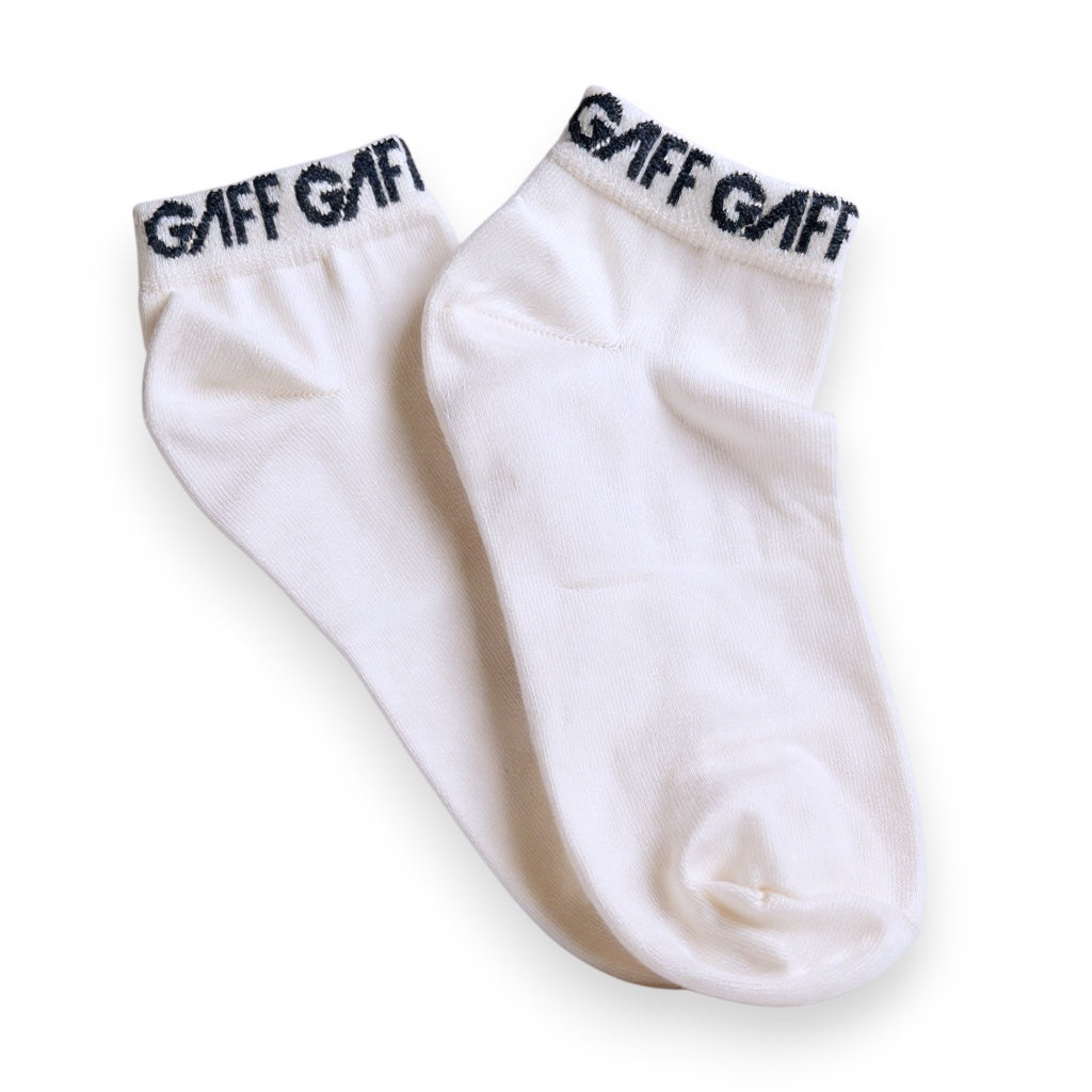 Sneaker Socken weiß Print