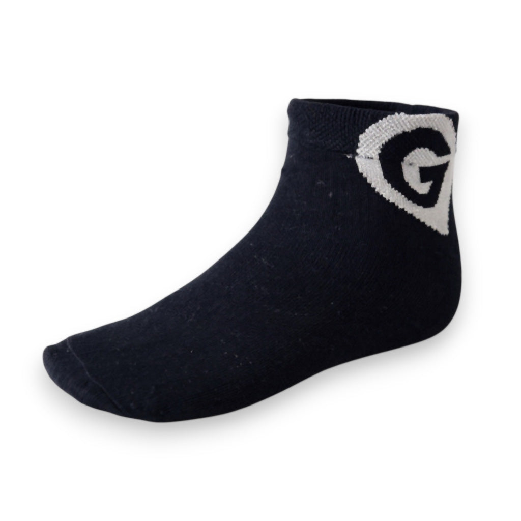 Sneaker Socken schwarz Logo