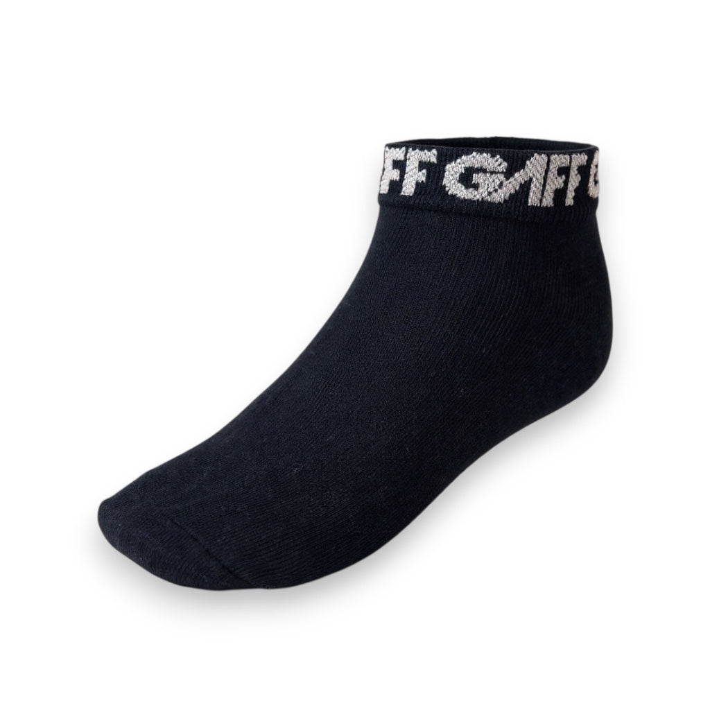 Sneaker Socken schwarz Print