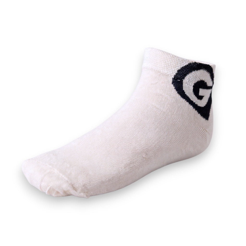 Sneaker Socken weiß Logo